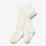 Wheat Main Sæt Af To Pointelle Strømpebukser Izzy Socks/Tights 2400 powder