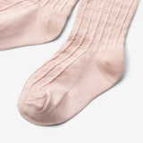 Wheat Main Sæt Af To Pointelle Strømpebukser Izzy Socks/Tights 2400 powder