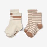 Wheat Main Sæt af 2 par sokker Jamie Socks/Tights 3352 sand