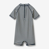 Wheat Main Bade Heldragt Cas Swimwear 1048 blue stripe