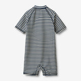 Wheat Main Bade heldragt Cas Swimwear 1048 blue stripe
