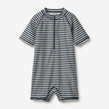 Wheat Main Bade heldragt Cas Swimwear 1048 blue stripe