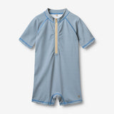 Wheat Main Bade heldragt Cas Swimwear 9580 blue swim stripe