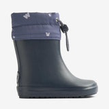 Wheat Footwear Barfodsgummistøvle Zerro Rubber Boot 1432 navy