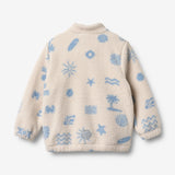Wheat Outerwear Fleece Jakke Helge Sweatshirt 9613 white onyx jacquard