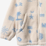 Wheat Outerwear Fleece Jakke Helge Sweatshirt 9613 white onyx jacquard