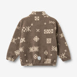 Wheat Outerwear Fleece Jakke Helge Sweatshirt 9679 dry wood jacquard