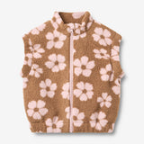 Wheat Outerwear Fleece Vest Selina Vest 9788 warm hazel flowers