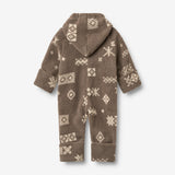 Wheat Outerwear Fleecedragt Allo Outdoor Suit 9679 dry wood jacquard