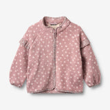 Wheat Outerwear Fleecejakke Ellena Sweatshirt 9537 rosewood dots