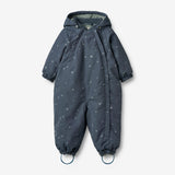 Wheat Outerwear Flyverdragt Adi Outdoor Suit 9534 greyblue letters