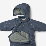 Wheat Outerwear Flyverdragt Adi Outdoor Suit 9534 greyblue letters