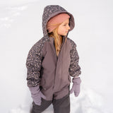 Wheat Outerwear Flyverdragt Kallo Outdoor Suit 9528 black sea open flowers