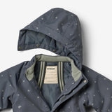 Wheat Outerwear Flyverdragt Miko Outdoor Suit 9534 greyblue letters