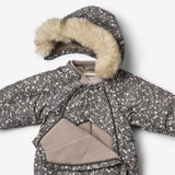 Wheat Outerwear Flyverdragt Nickie Outdoor Suit 9528 black sea open flowers