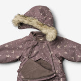 Wheat Outerwear Flyverdragt Nickie Outdoor Suit 9675 plum truffle stars