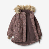 Wheat Outerwear Jakke Mathilde Jackets 3121 eggplant buttercups