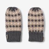 Wheat Outerwear Jacquard Luffer Haansi Accessories 0064 charcoal melange