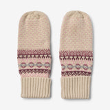 Wheat Outerwear Jacquard Mittens Cotta Accessories 2026 rose