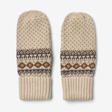 Wheat Outerwear Jacquard Mittens Cotta Accessories 3000 brown
