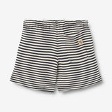 Wheat Main Jersey Shorts Kalle Shorts 9432 navy rib stripe