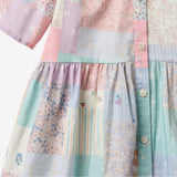 Wheat Main Kjole Annabell Dress 9618 patchwork flowers