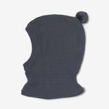 Wheat Outerwear Knit Balaclava Pomi Accessories 1292 greyblue