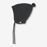 Wheat Outerwear Strik Hue Bindebånd Liro | Baby Outerwear acc. 0025 black coal