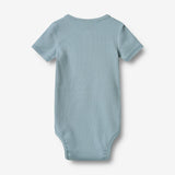 Wheat Main Kortærmert Body Magnus Underwear/Bodies 9419 calm blue