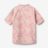 Wheat Main Kortærmet Bade T-shirt Jackie T-Shirt 2526 powder flowers and seashells