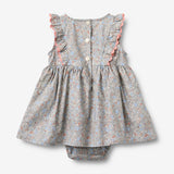 Wheat Main Kortærmet Bodykjole Sofia Dress 2650 air blue flowers