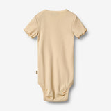 Wheat Main Kortærmet Rib Body Edna Body 9430 macadamia