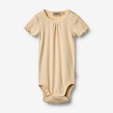 Wheat Main Kortærmet Rib Body Edna Body 9430 macadamia