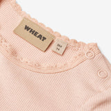 Wheat Main Kortærmet Rib T-Shirt Katie T-Shirt 2400 powder