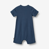 Wheat Main Kortærmet Sommerdragt Per Jumpsuit 1042 blue waves