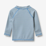 Wheat Main Langærmet Badebluse Dilan T-Shirt 9580 blue swim stripe