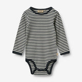 Wheat Main Langærmet Body Berti Body 9432 navy rib stripe