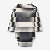 Wheat Main Langærmet Body Berti Body 9432 navy rib stripe