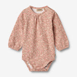 Wheat Main Langærmet Body Elmine Underwear/Bodies 9566 rose dust flower meadow