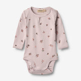 Wheat Main Langærmet Body Roselinde Body 1353 soft lilac flowers