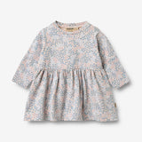 Wheat Main Langærmet Jersey Kjole Sessa Dress 2528 powder blue flowers