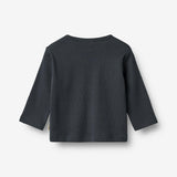 Wheat Main Langærmet Rib T-Shirt Milo T-Shirt 1432 navy