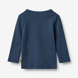 Wheat Main Langærmet T-Shirt Benjamin Jersey Tops and T-Shirts 1042 blue waves