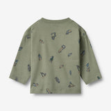 Wheat Main Langærmet T-Shirt Malthe Jersey Tops and T-Shirts 9552 dusty green cars