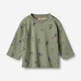 Wheat Main Langærmet T-Shirt Malthe Jersey Tops and T-Shirts 9552 dusty green cars