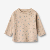 Wheat Main Langærmet T-shirt Darrin Jersey Tops and T-Shirts 9573 warm sand flowers