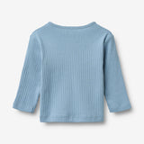 Wheat Main Langærmet T-shirt Morris T-Shirt 1260 faded denim