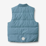 Wheat Outerwear Letvægts Puffervest Fryd Vest 9086 bluefin