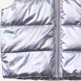 Wheat Outerwear Letvægts Puffervest Fryd Vest 9609 silver sky flower