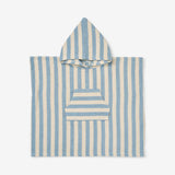 Wheat Main Plys Poncho Lille Home 9580 blue swim stripe